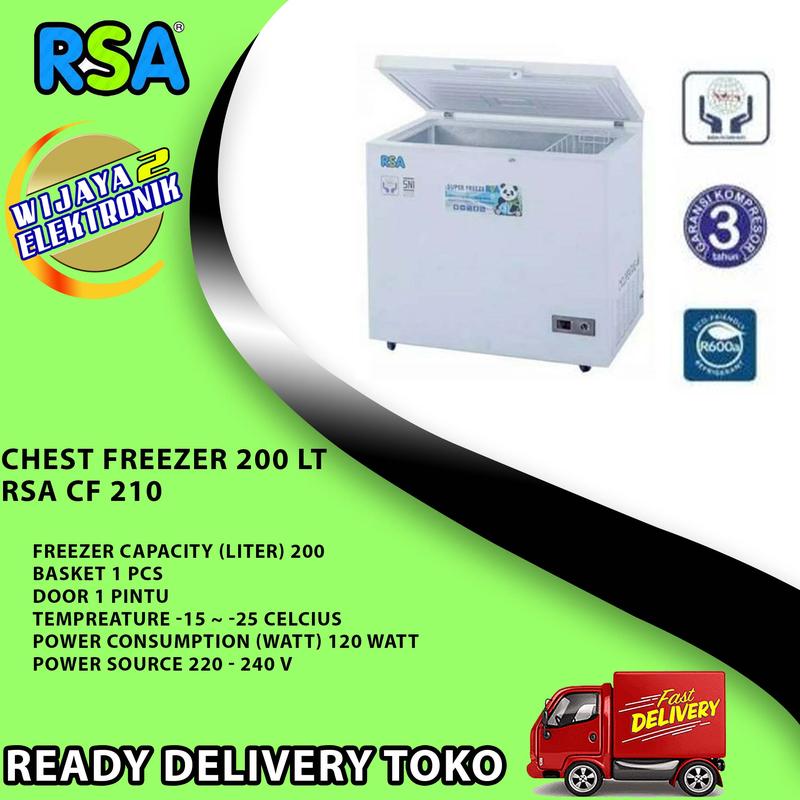 CHESTFREZER RSA 200 LITER CF210 - Shop | Tokopedia