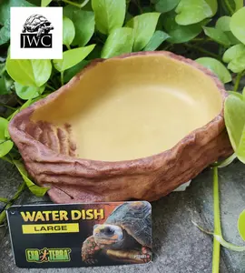 Exoterra water dish Large / Wadah minum reptil/ Wadah minum kura darat