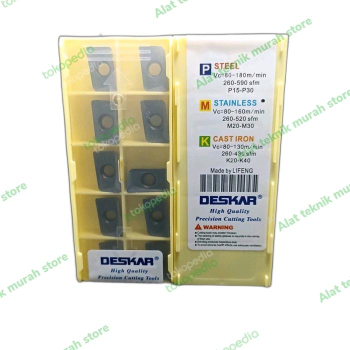 Gambar INSERT APMT 1604-M2 LF6018 DESKAR INSERT R0. 8 MURAH BERKUALITAS dari ALAT TEKNIK MURAH STORE Kab. Tangerang Tokopedia