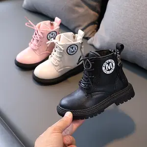SH48-Sepatu Boot Marting Anak Laki Perempuan Mike