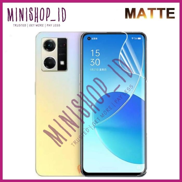 Gambar OPPO RENO 8 4G HYDRO GEL MATTE SCREEN PROTECTOR GUARD FULL COVER dari MINISHOP OFFICIAL Kota Tangerang Tokopedia