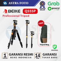 Gambar Beike Q555P Tripod Proffesional For DSLR Mirrorless HP Garansi Resmi dari Astra Foto Kota Administrasi Jakarta Pusat 1 Tokopedia