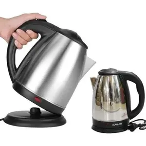 Scarlett Teko Listrik Stainless 2 Liter Hemat Energi Daya 500 Watt Bahan Stainless Steel Kapasitas 2 Liter Cocok Untuk Kebutuhan Sehari-hari Kitchenware