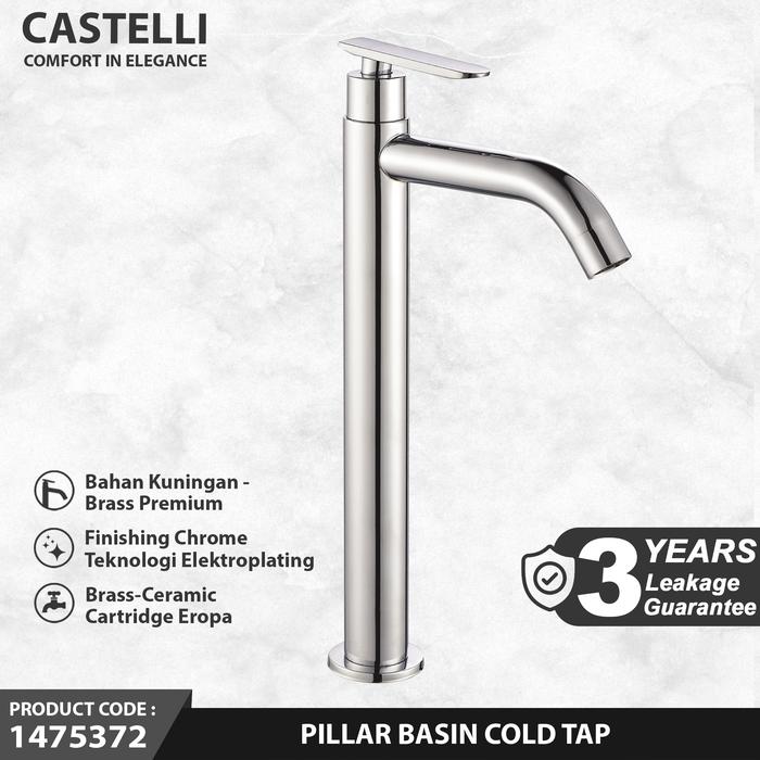 Gambar Keran wastafel dingin kran air PILLAR BASIN COLD CASTELLI 1475372 dari CASTELLI Kota Bekasi Tokopedia