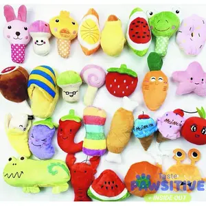 Mainan Gigitan Anjing Boneka Anjing Squeaky Dog Bunyi Tastepawsitive