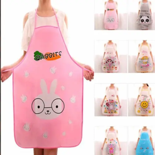 Celemek Masak Anti Air Apron Clemek Dapur Waterproof Bahan PVC 4