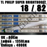 Gambar PHILIPS TL 18W 82 2700K KUNING BRIGHTBOOST SUPER 80 T8 NEON 18 W 60CM dari Aneka Listrik KK Kota Administrasi Jakarta Pusat 1 Tokopedia
