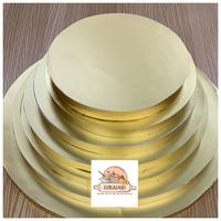 Gambar Styrofoam tatakan lapis gold paper 20 cm bulat alas kue gabus dari Sukasari Baking Bandung Kota Bandung 2 Tokopedia
