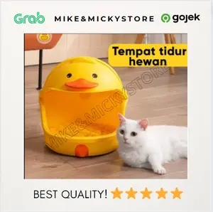 Cat house - tempat tidur kucing model bebek empuk set