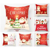 Gambar Bantal sofa natal bantal+sarung X'MAS 35*35 velboa full printing dari Anekajaya toys Kota Bekasi 1 Tokopedia