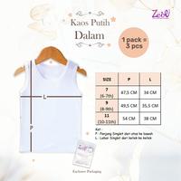 Gambar Zebe Kaos Dalam Putih (3 pcs, Usia 6-11 tahun) dari Zebewearofficial Kota Administrasi Jakarta Utara 2 Tokopedia