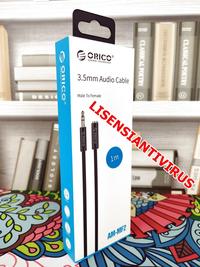 Gambar ORICO Aux Audio Cable Extension 3.5mm Copper Shell 100cm AMMF2 AM MF2 dari Lisensiantivirus Kota Bandar Lampung 5 Tokopedia