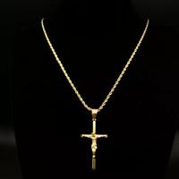 Gambar kalung salib pria wanita rantai tambang titanium dari SILVER FOX_NEW Kota Tangerang 2 Tokopedia