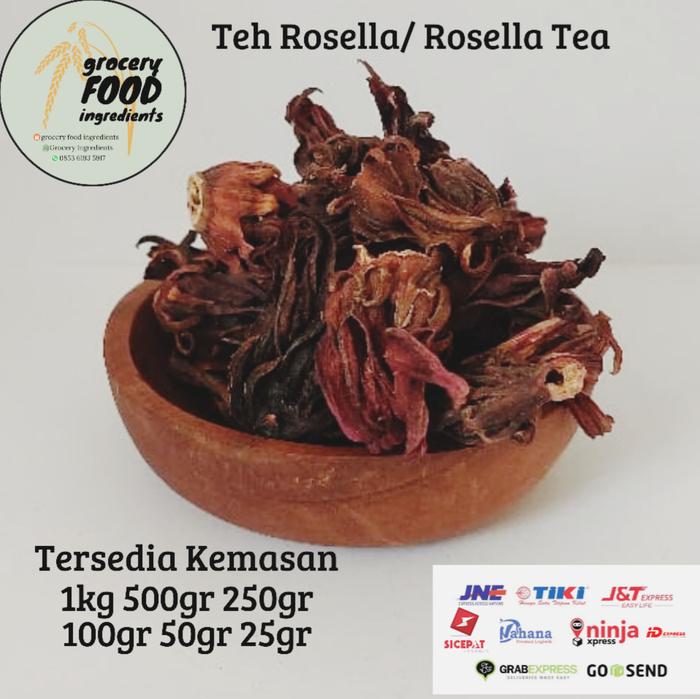 Gambar Teh Rosella 100gram/ Rosella Tea dari Grocery Food Ingredientss Kota Administrasi Jakarta Timur Tokopedia