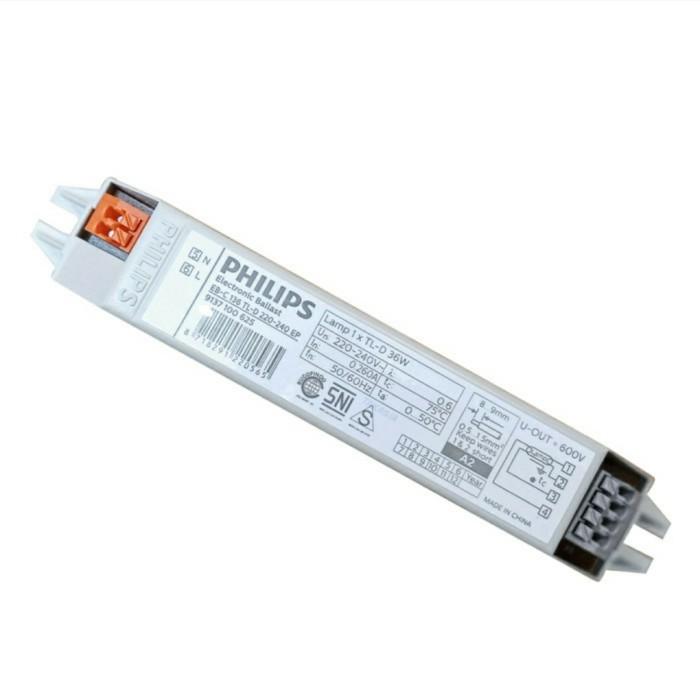Gambar Philips Trafo TL Elektronik EBC 136 36watt EP Philips Ballast Lampu TL dari CAL Lighting Jakarta Barat Tokopedia