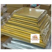 Gambar Styrofoam tatakan lapis paper gold 35 cm Kotak Square alas Kue gabus dari Sukasari Baking Bandung Kota Bandung 2 Tokopedia