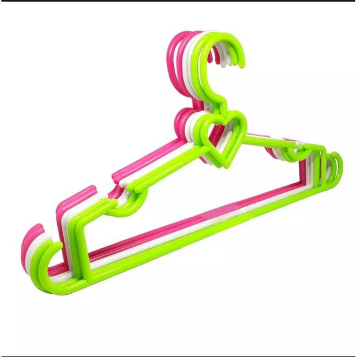 Gambar Hanger Baju / Hanger Rotan Warna / Hanger Rotan Angel MyPlast Isi 6PCS dari rainijamil11 Kab. Garut Tokopedia