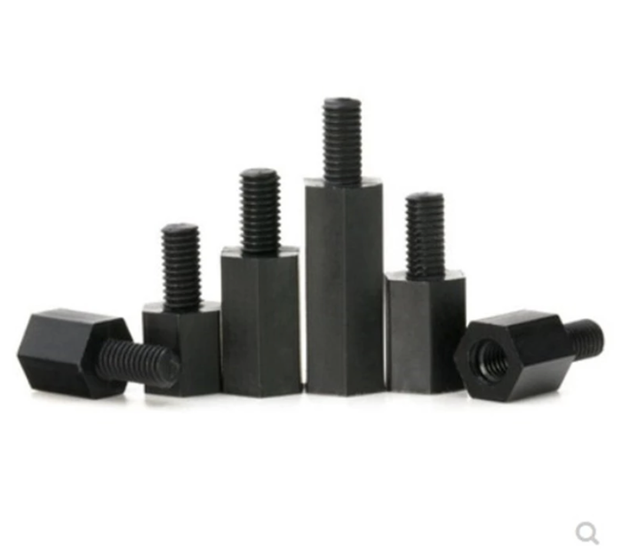 Gambar Hitam Nylon M3x12+6 mm Pilar Spacer M3 Standoff PCB M3 12 + 6 mm Nilon dari Aisyah Arduino Jakarta Kota Administrasi Jakarta Barat Tokopedia