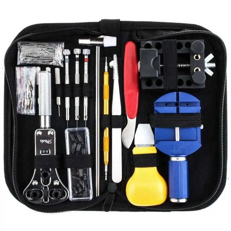 Taffsport Peralatan Reparasi Jam Tangan Watch Repair Tool Kit Set C100