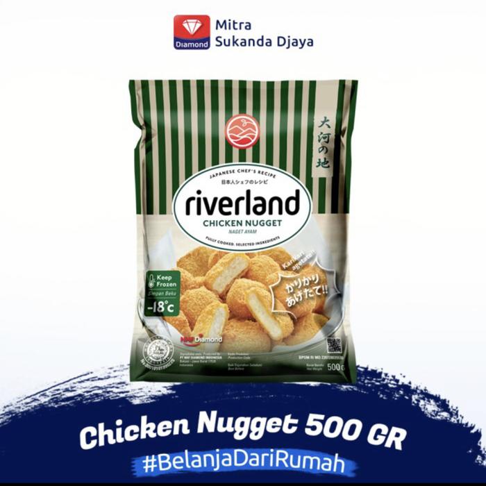 Gambar Riverland Chicken Nugget 500gr dari Well Done Foods Kota Denpasar Tokopedia