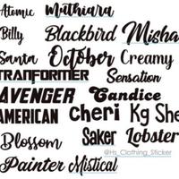 Gambar Cutting Sticker 2 cm nama +ikon simple dari vangrace86 Kab. Tangerang 3 Tokopedia