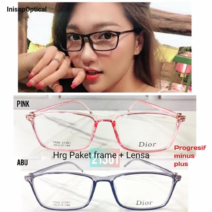 Gambar kacamata elastis minus plus baca progresif photocomic antiradiasi dari InisopOptical Jakarta Pusat Tokopedia