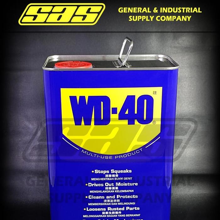 Gambar WD-40 Galon 4 LTR ORI(cairan pelumas serbaguna) dari SAS Shop & Supplier Kab. Bekasi Tokopedia