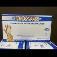 Gambar Sarung Tangan Handscoon Latex Bebas Bedak Powder Free Unicorn Isi 100 dari Albeeya Medika Kab. Cianjur 1 Tokopedia