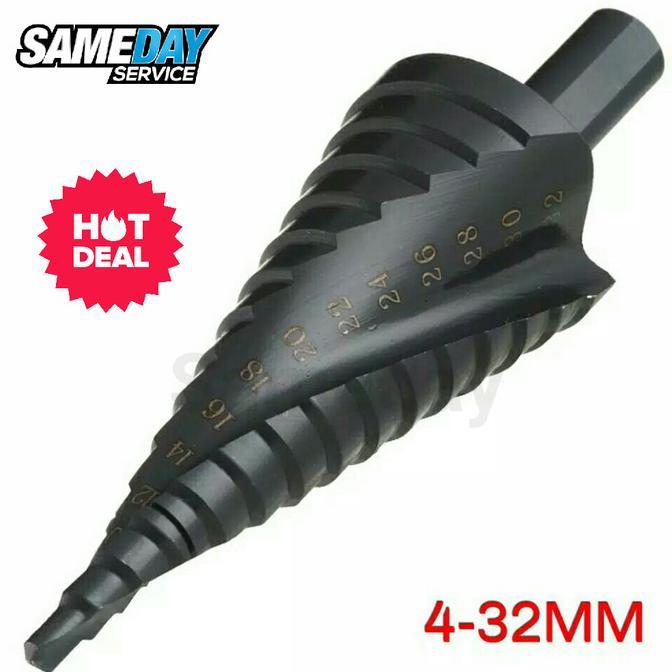 Gambar MATA BOR PAGODA MULTI STEP CONE DRILL HSS COATING TITANIUM NITRIDE dari Singe Stored Kota Surabaya Tokopedia