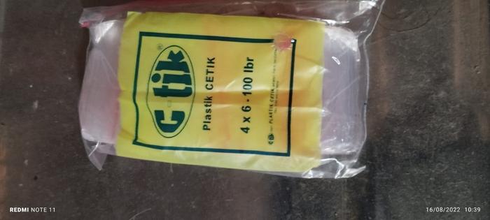 Gambar Plastik klip ziplock ukuran 4x6 6x4 (isi 100 lembar) dari absensi sidik jari Kab. Sleman Tokopedia