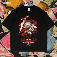 Gambar Kaos Monkey D Luffy Gear five|oversuzed t-shirt|anime|vintage|hitam dari WEAR OVZTEE Kab. Bandung 1 Tokopedia