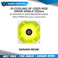 Gambar ID-COOLING XF-12025 RGB SNOW SINGLE 120mm PWM Fan Case / Casing 12cm dari YOUNGS COMPUTER Kab. Sleman 1 Tokopedia