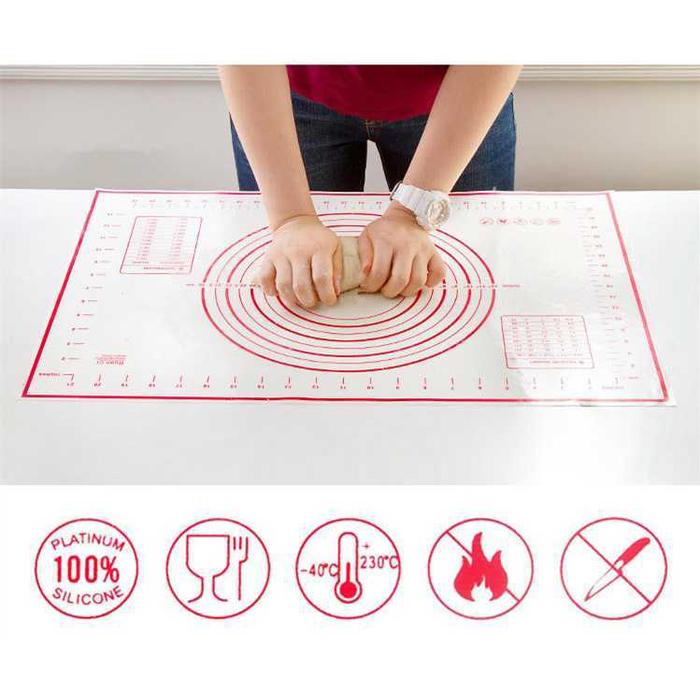 Gambar Alas Adonan Pizza Martabak 40x60CM Silicone Mat dari Aufaa Mart Kota Administrasi Jakarta Barat Tokopedia
