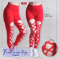 Gambar Urban Chic House - Front Cross Long legging/ celana senam/ celana yoga dari Urban Chic House Kota Bandung 2 Tokopedia