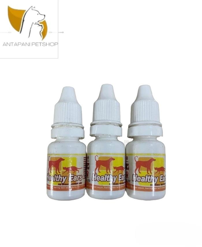Gambar HEALTHY EARS (OBAT TETES TELINGA KUCING DAN ANJING) dari Antapanii Petshop Kota Bandung Tokopedia