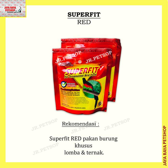 Gambar Superfit gold dan red pakan burung ternak khusus murai dari JAYA RAYA PETSHOP Kab. Tulungagung 5 Tokopedia