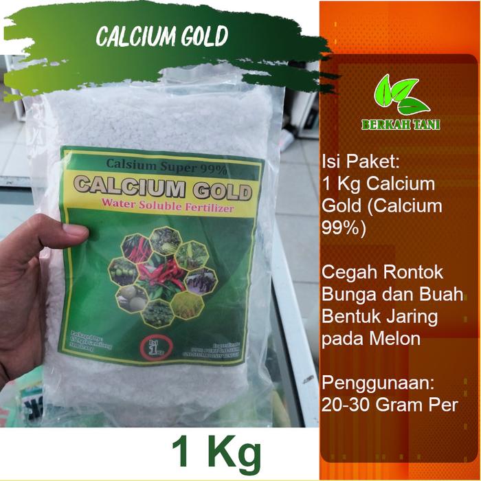 Gambar Pupuk Kalsium Gold 1 Kg Kalsium Flake Larut Air Higros 1 Kg dari berkahtani10 Kab. Madiun Tokopedia