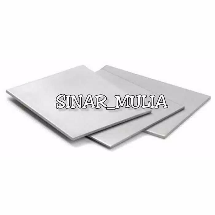 Gambar plat stainless 304 tebal 2mm lebar 400x500mm dari SINAR MULIA SBY_NEW Kota Surabaya Tokopedia