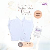 Gambar Zebe Tanktop Dalam Putih (3 pcs, Usia 6-11 tahun) dari Zebewearofficial Kota Administrasi Jakarta Utara 1 Tokopedia