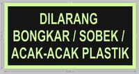 Gambar RAMBU CUSTOM GLOW IN THE DARK 1020 - ACRYLIC dari 471 STICKER Kota Tangerang 2 Tokopedia
