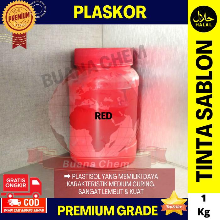 Gambar Plaskor 1 kg Plastisol Tinta Sablon Pasta Sablon Cat Sablon - White SP dari Buana Chem Kota Bandung 4 Tokopedia