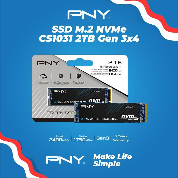 Gambar SSD PNY M.2 NVME CS1031 2TB Garansi Resmi dari Innovation Official Surabaya Kota Surabaya Tokopedia