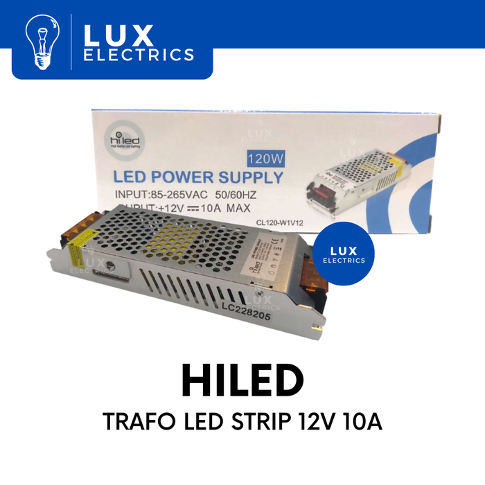 Gambar Trafo LED Strip 12V 10A HILED dari LUX Electrics Kota Bandung Tokopedia