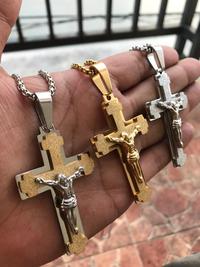 Gambar Kalung Salib Pria Titanium Liontin Yesus Premium 2022 dari Sinergi 45 Kota Administrasi Jakarta Utara 3 Tokopedia