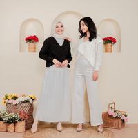 Gambar Blouse Rajut Knit Wanita Crop Top Korean Style Premium dari Aida Muslim Collection Kota Bandung 4 Tokopedia
