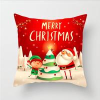Gambar Bantal sofa natal bantal+sarung X'MAS 35*35 velboa full printing dari Anekajaya toys Kota Bekasi 3 Tokopedia