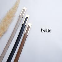 Gambar Ikat Pinggang Wanita Kulit Asli Slim Voila Belle dari Voila Leather Kota Administrasi Jakarta Pusat 1 Tokopedia