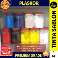Gambar Plaskor 1 kg Plastisol Tinta Sablon Pasta Sablon Cat Sablon - White SP dari Buana Chem Kota Bandung 1 Tokopedia