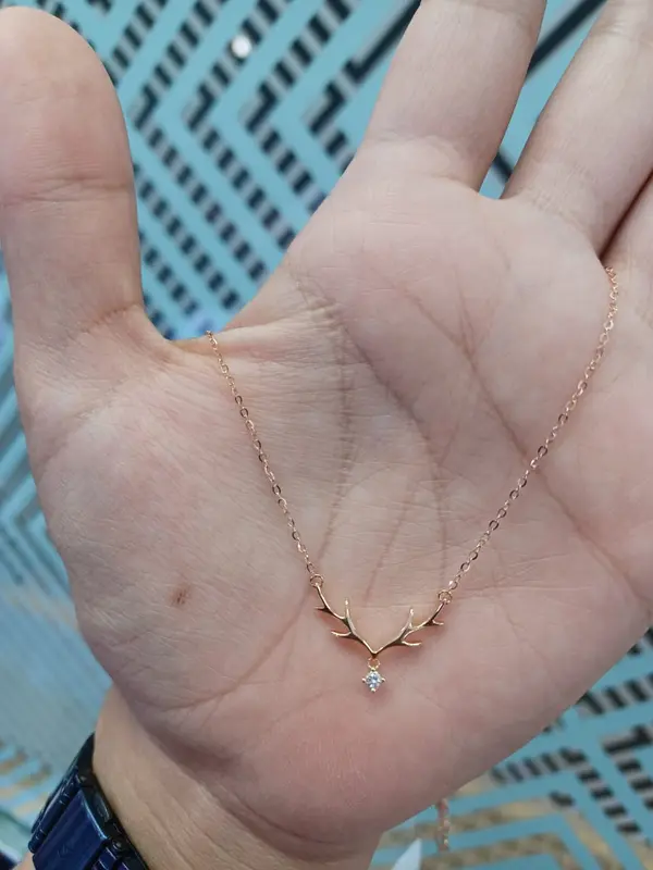Liontin Berlian + Kalung VNK846998 Victoria Jewellery 1