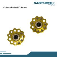 Gambar COLOURY Pulley RD 9/10/11 Speed Sepeda 11T Alloy Bearing - Red dari Happy Bike Kota Administrasi Jakarta Selatan 2 Tokopedia